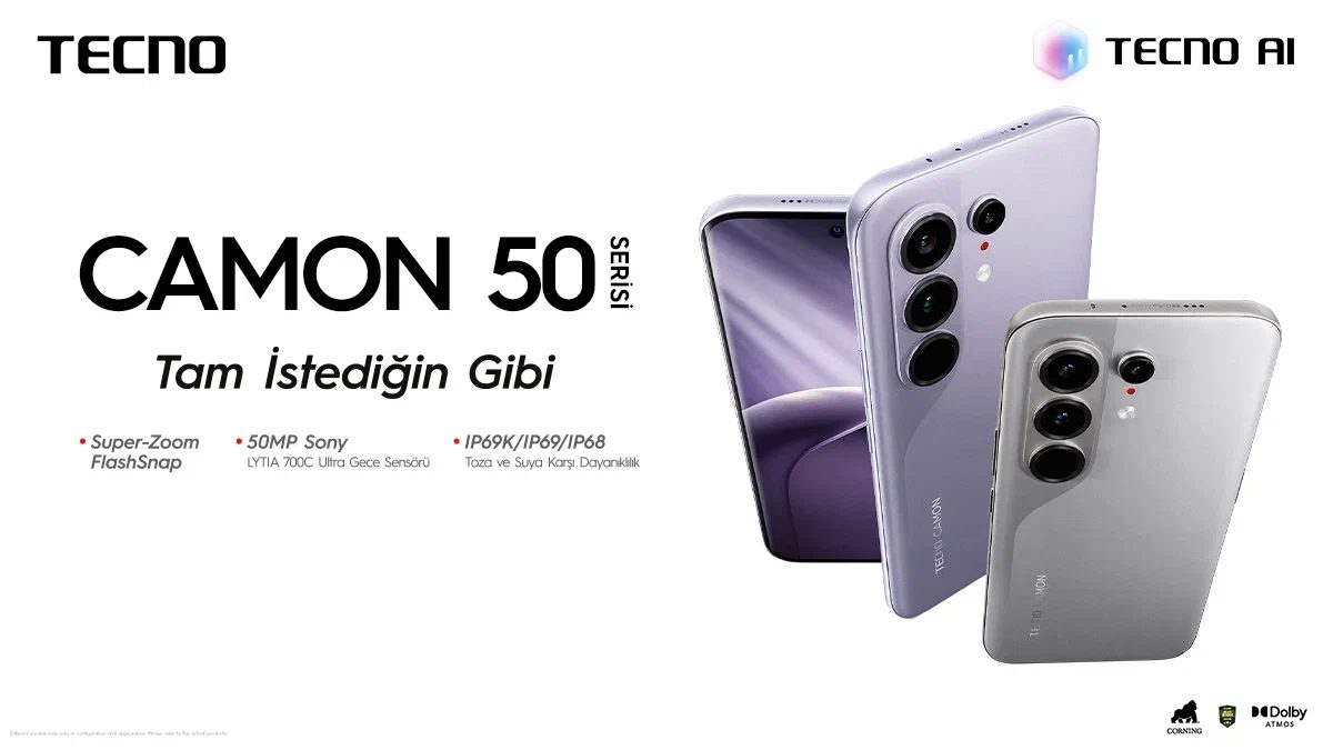 TECNO CAMON 50 Ultra 5G Türkiye'de: AI Kamerası ve 5G Hızıyla Hayal Kırıklıklarına Nokta Koy